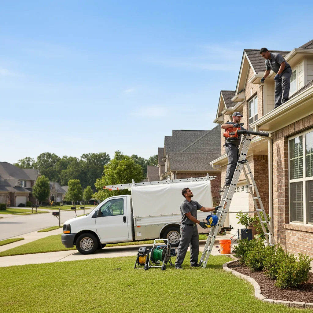 Home Gutter Service in Shiner, TX near me